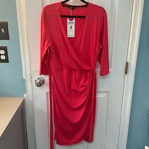 NWT wrap dress size L